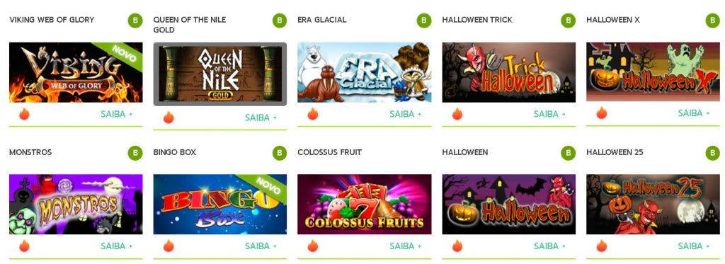 slots e caça-níqueis na Playbonds