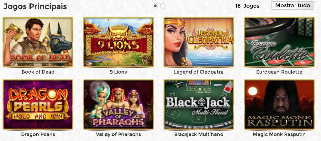 Jogos de cassino da Unique Casino