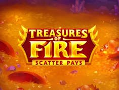 Treasures of Fire: Scatter Pays logo