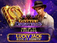 Lucky Jack Book of Rebirth Egyptian Darkness logo