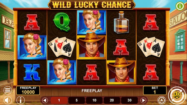 símbolos do Wild Lucky Chance