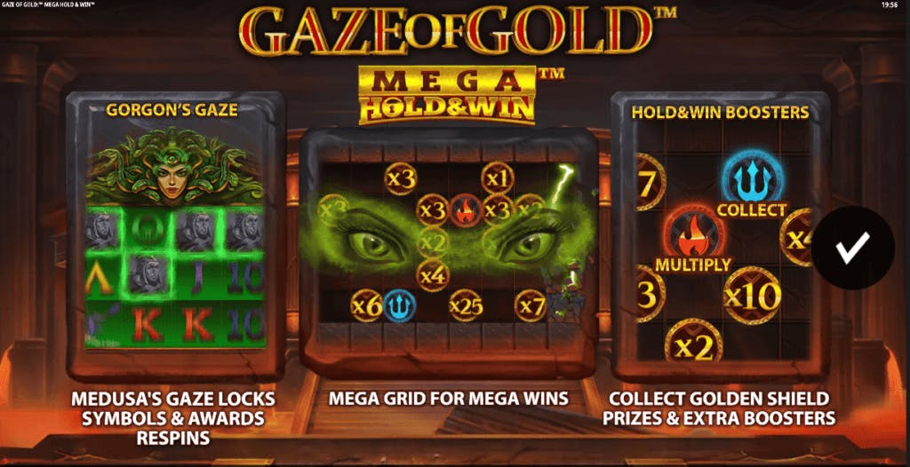 giros grátis Gaze of Gold Mega