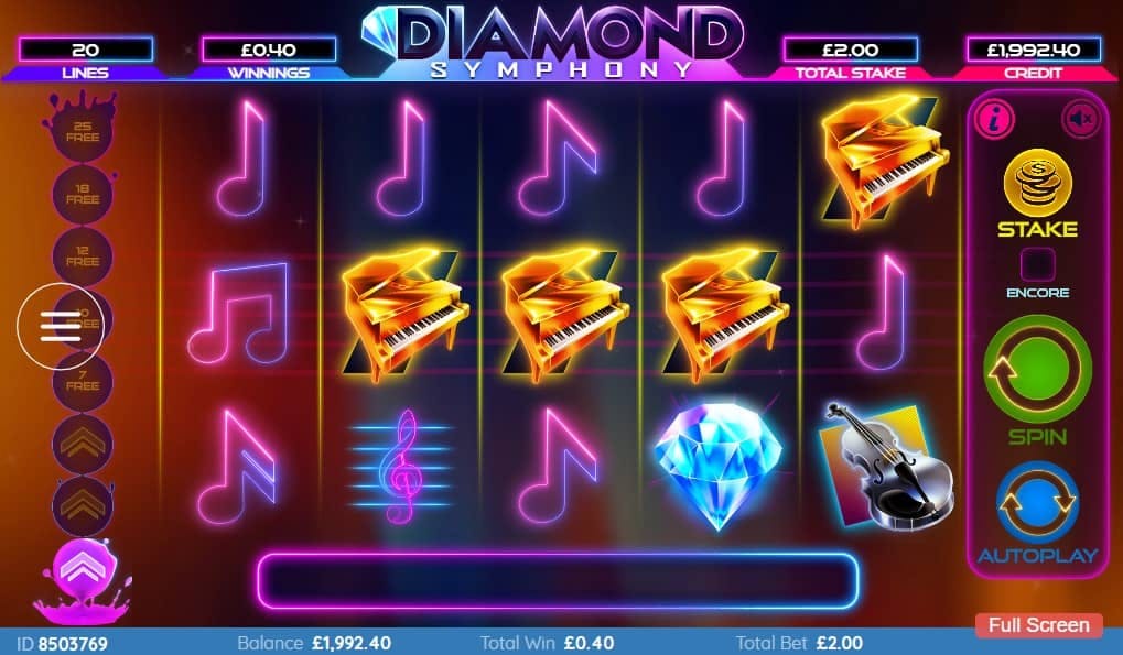 caça-níquel Diamond Symphony DoubleMax