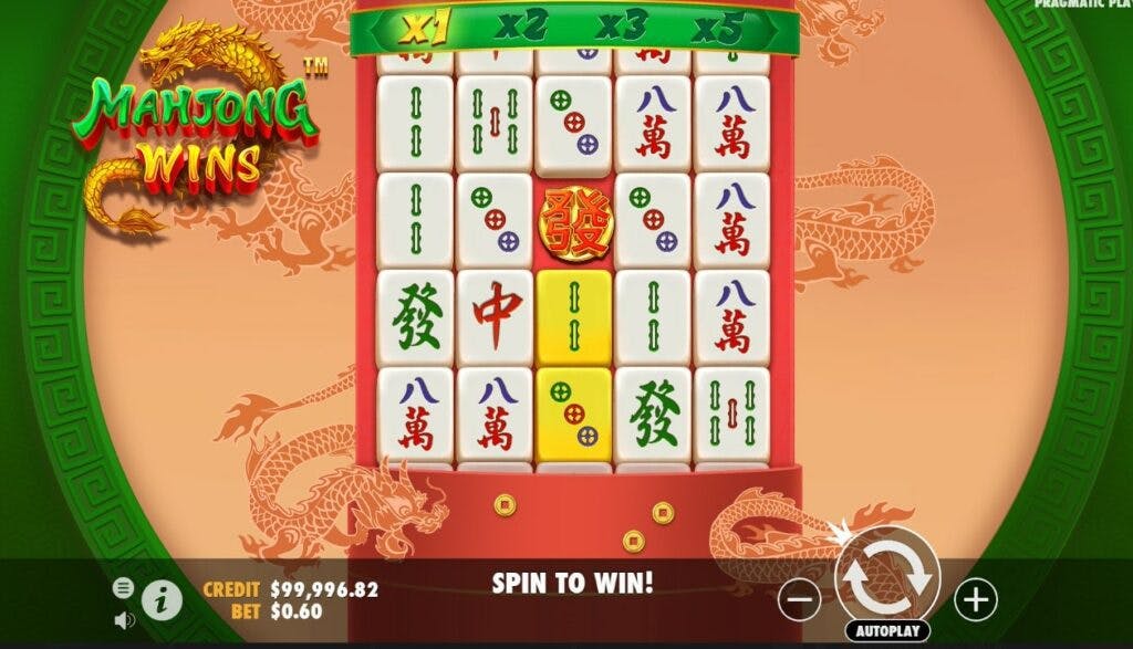 símbolos Gold do Mahjong Wins 