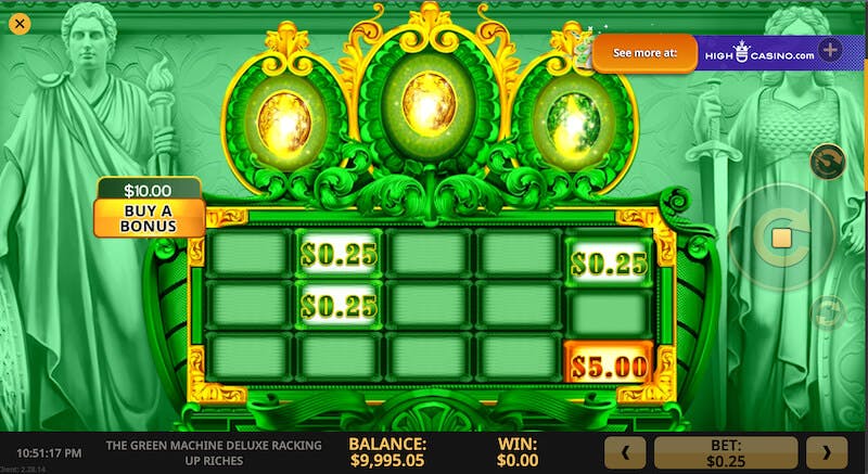 Caça-níquel The Green Machine Deluxe: Racking Up Riches