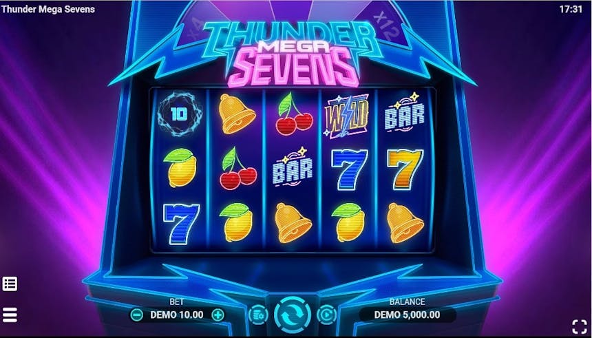Thunder Mega Sevens retrô
