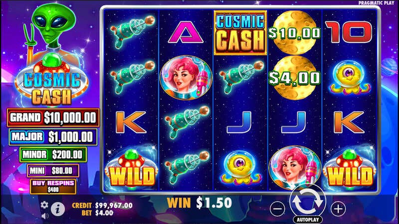 jogo Cosmic Cash