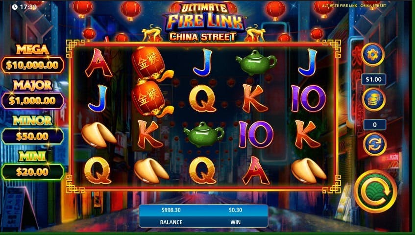 caça-níquel Ultimate Fire Link China Street