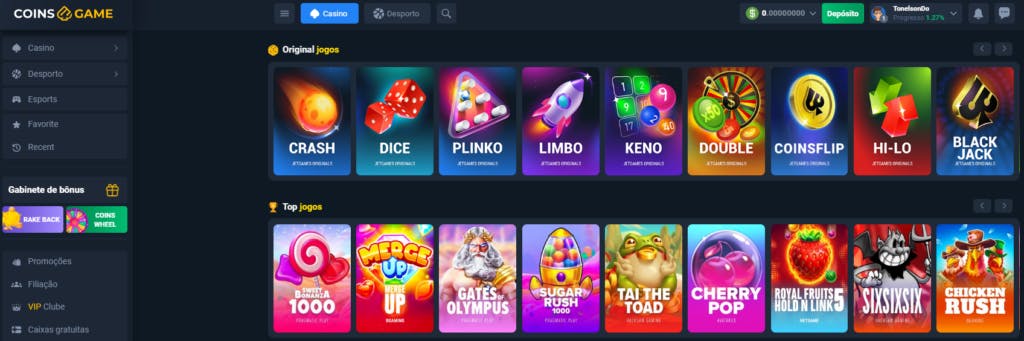 coins game casino