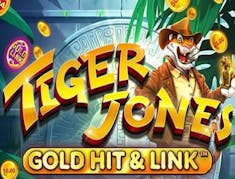 Gold Hit and Link Tiger Jones logo