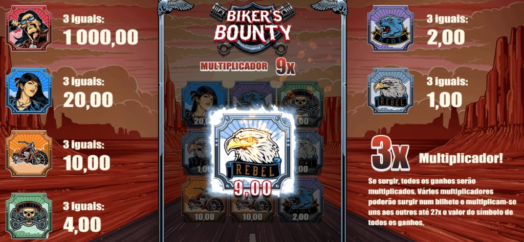 biker's bounty demo grátis