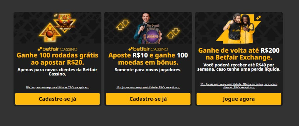 Promos Betfair Casino