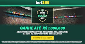 bet365 lança nova edição do Bolão365 com prêmios de até R$ 1 milhão